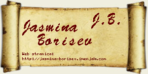 Jasmina Borišev vizit kartica